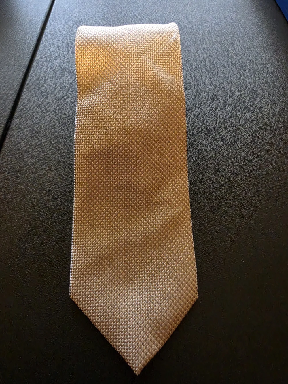 Joseph Abboud Men's Beige Textured Tie